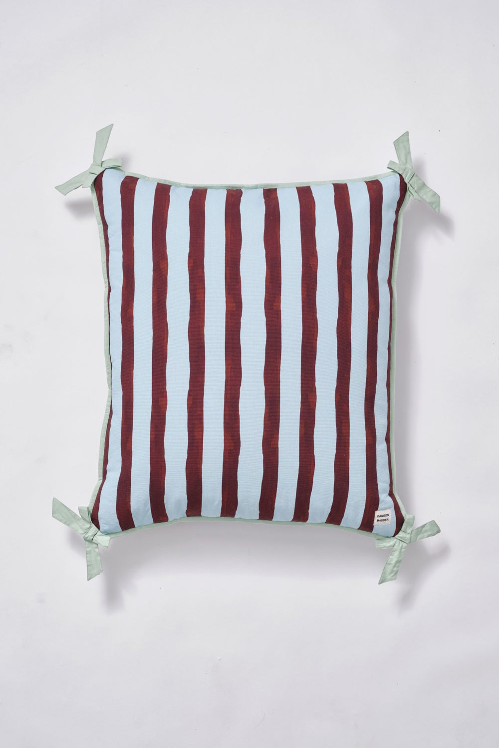 Damson Madder pet bed- multi stripe