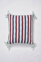Damson Madder pet bed- multi stripe
