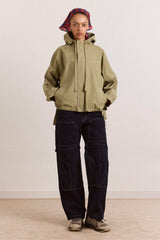 Damson Madder pre-order blake hooded jacket - sage