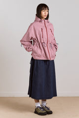 Damson Madder matilda raincoat - cherry gingham