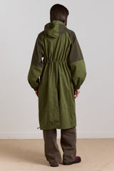 Damson Madder logan waterproof raincoat - forest