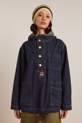 Damson Madder briar hoodie neptune wash