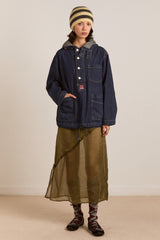 Damson Madder briar hoodie neptune wash
