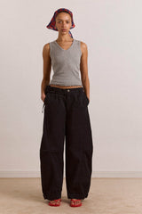 Damson Madder zora tank - grey marl