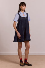 Damson Madder immy mini dress - dark wash