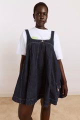 Damson Madder immy mini dress - dark wash