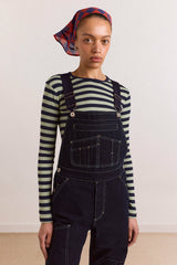 Damson Madder lisa workwear denim overalls