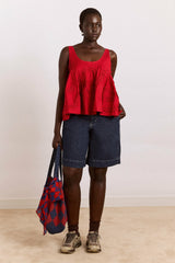 Damson Madder annie denim shorts - indigo