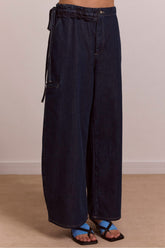 Damson Madder straight leg augusta jeans - dark indigo