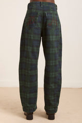 Damson Madder felix jeans - over dye check