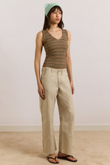 Damson Madder cameron trousers - oyster