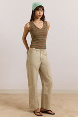 Damson Madder cameron trousers - oyster