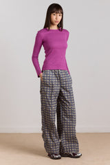 Damson Madder tomasina reversible utility trouser