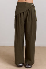 Damson Madder fabia trouser - khaki