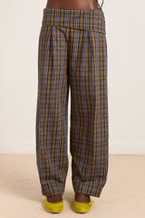 Damson Madder fia trousers - multi check