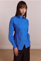 Damson Madder lux shirt - blue