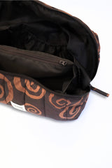 Damson Madder large wash bag - swirl print