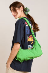 Damson Madder puffy saz bag - green