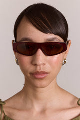Damson Madder mateo sporty sunglasses - metallic plum