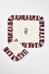 Damson Madder set of 2 placemats - off white