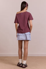 Damson Madder reece tee - red stripe
