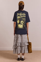 Damson Madder miraculous garden - navy t-shirt