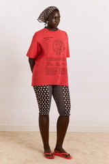 Damson Madder recipe with friends graphic tee - red