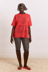 Damson Madder recipe with friends graphic tee - red