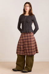 Damson Madder peggy smocked cardi - blue stripe