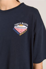 Damson Madder all day breakfast tee - navy