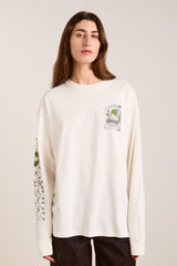 Damson Madder plant patch pals - ecru long sleeve