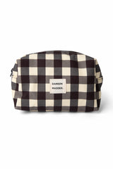 Damson Madder wash bag - butter gingham