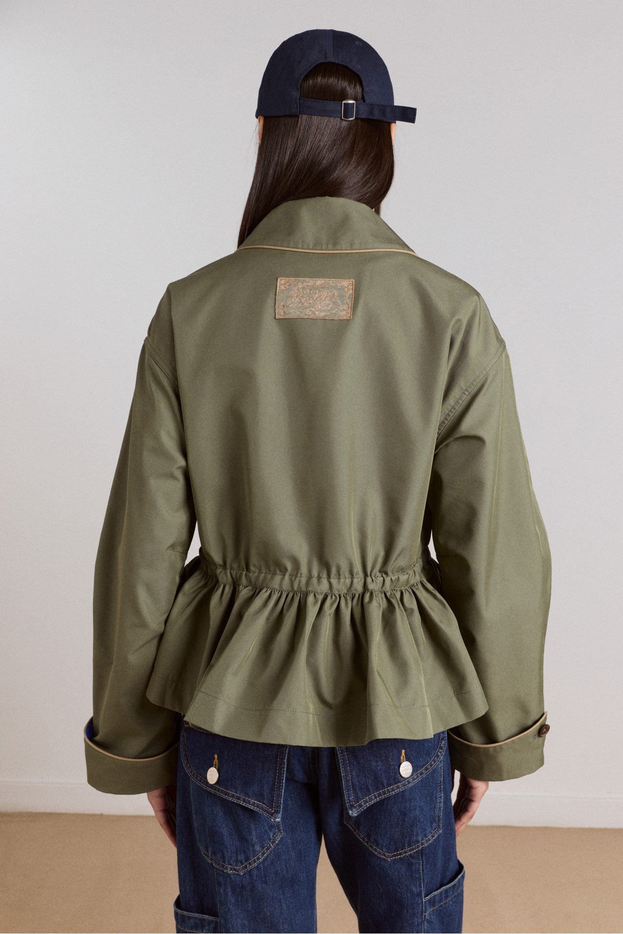 Damson Madder multi-wear myrtle trench in khaki