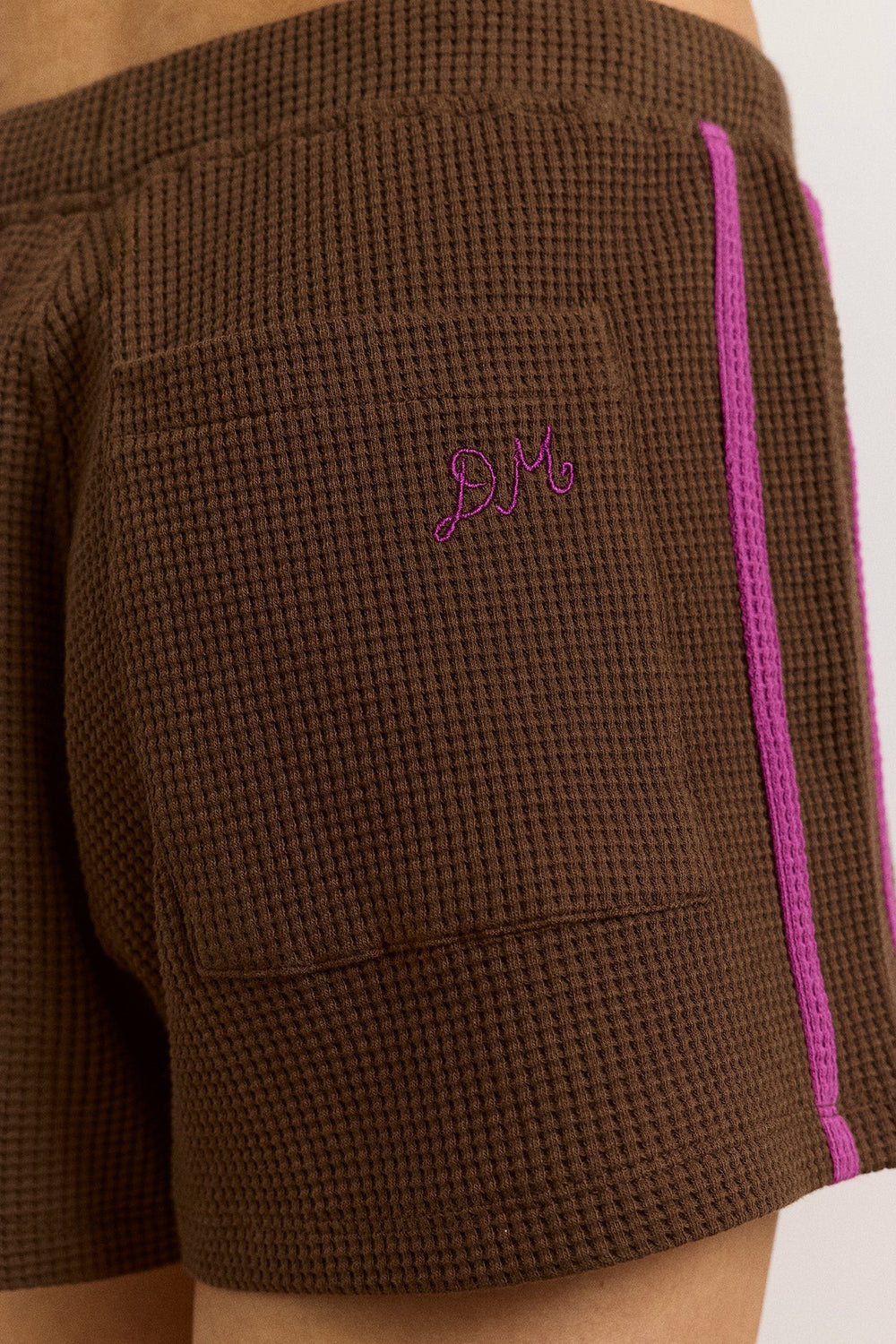 Damson Madder rylee waffle short - choc