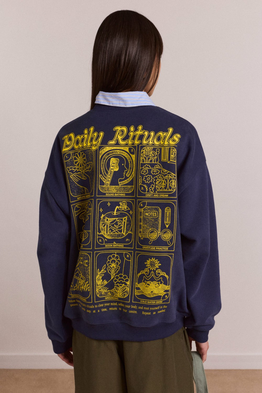 Damson Madder daily rituals sweat - navy