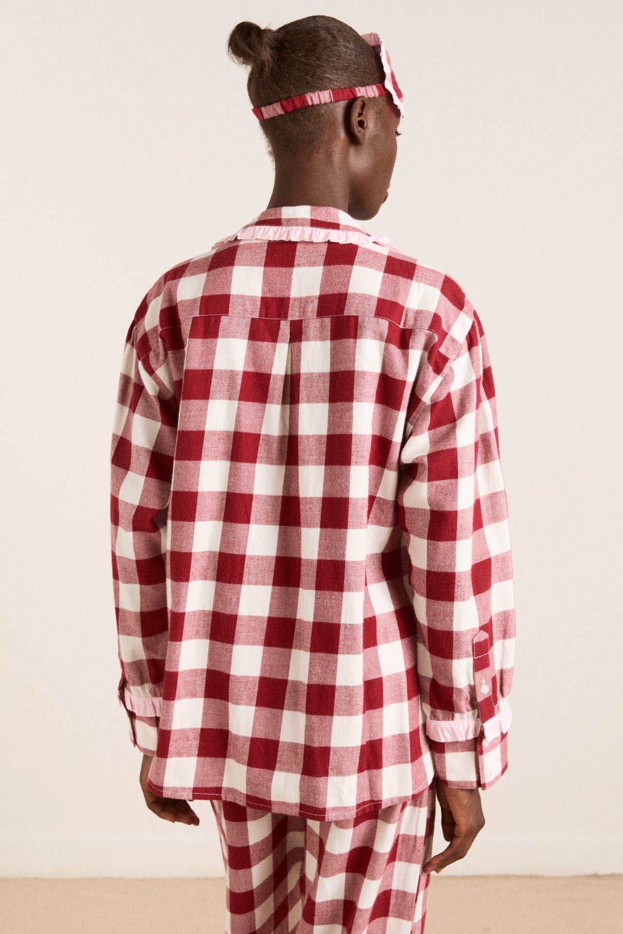 Damson Madder antonella pj set - burg gingham