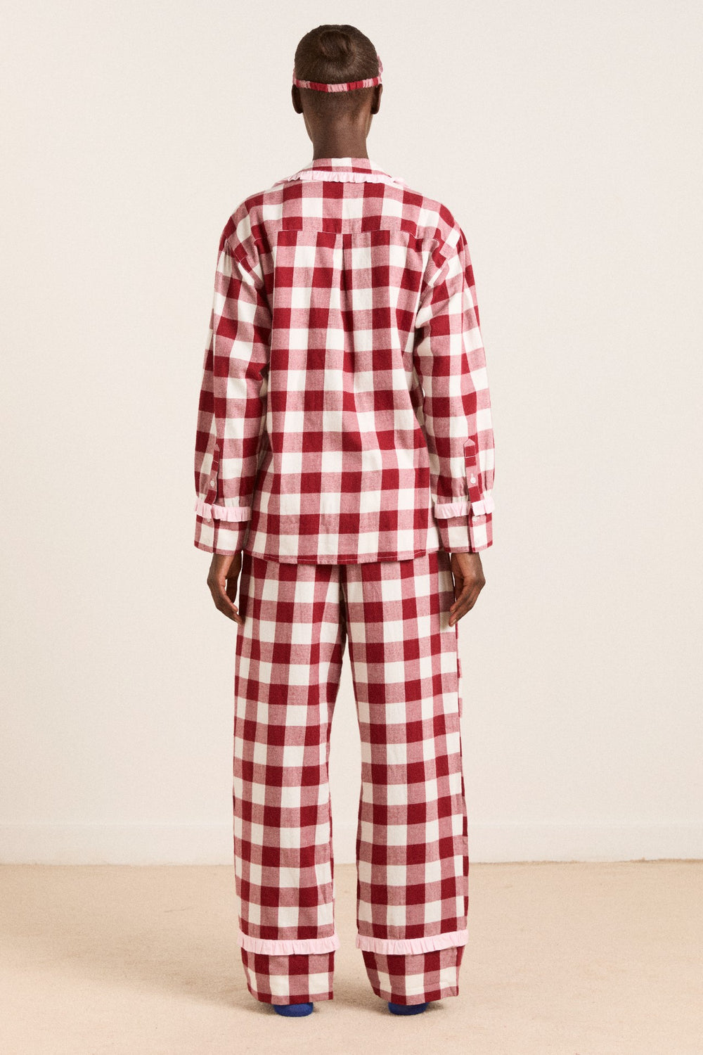 Damson Madder antonella pj set - burg gingham