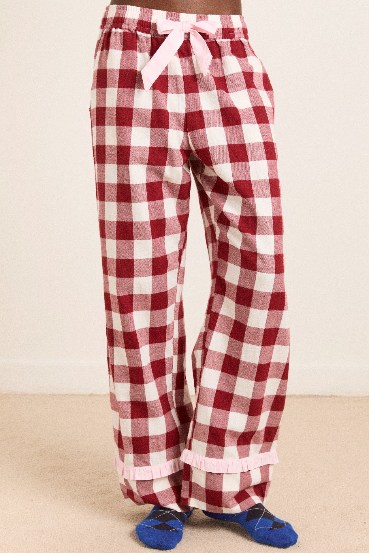 Damson Madder antonella pj set - burg gingham