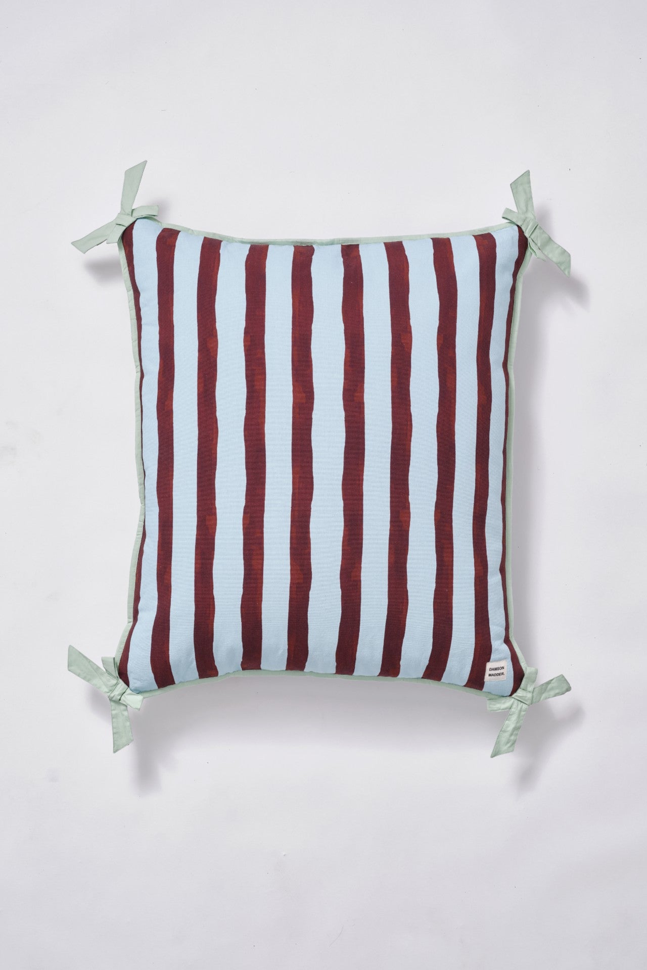 Damson Madder pet bed- multi stripe