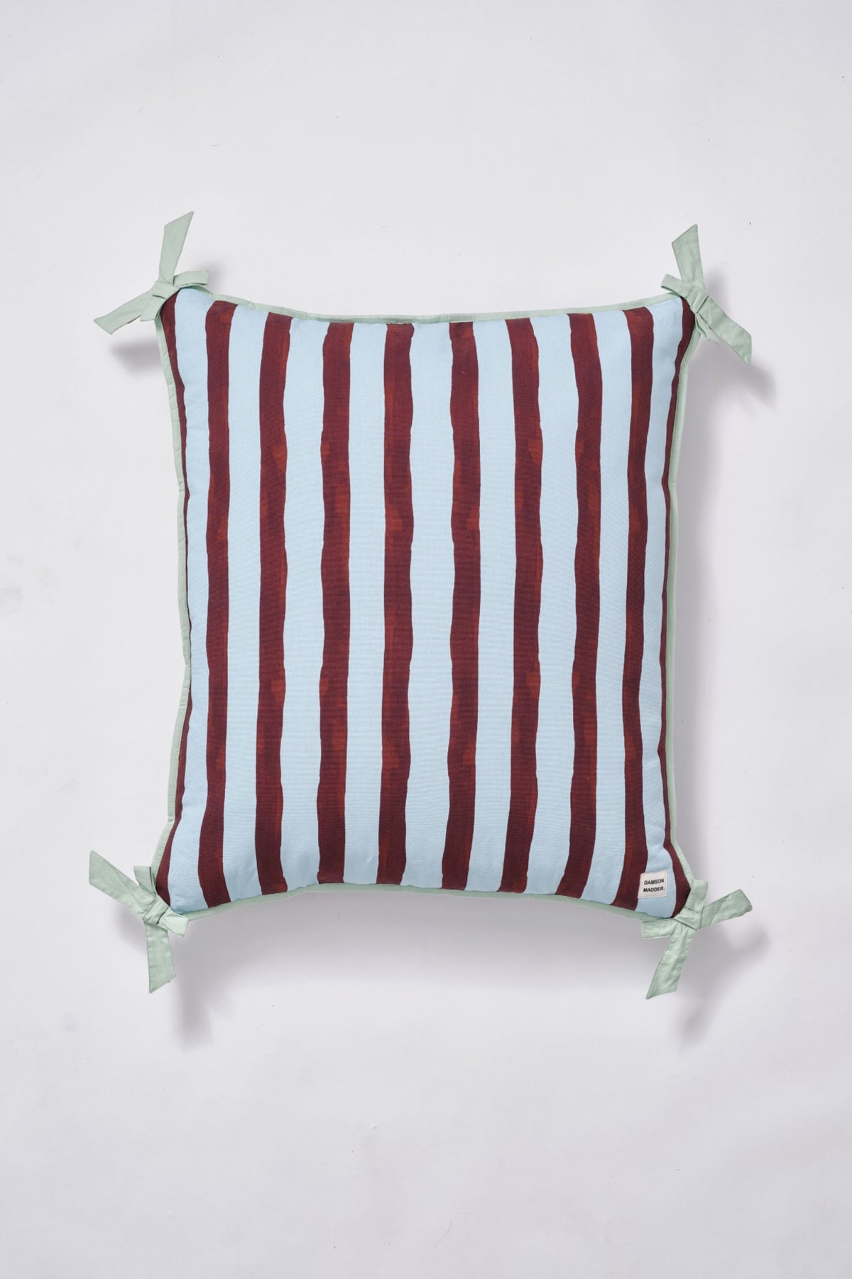 Damson Madder pet bed- multi stripe
