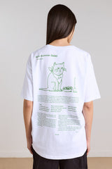 Damson Madder solo salad graphic tee - white