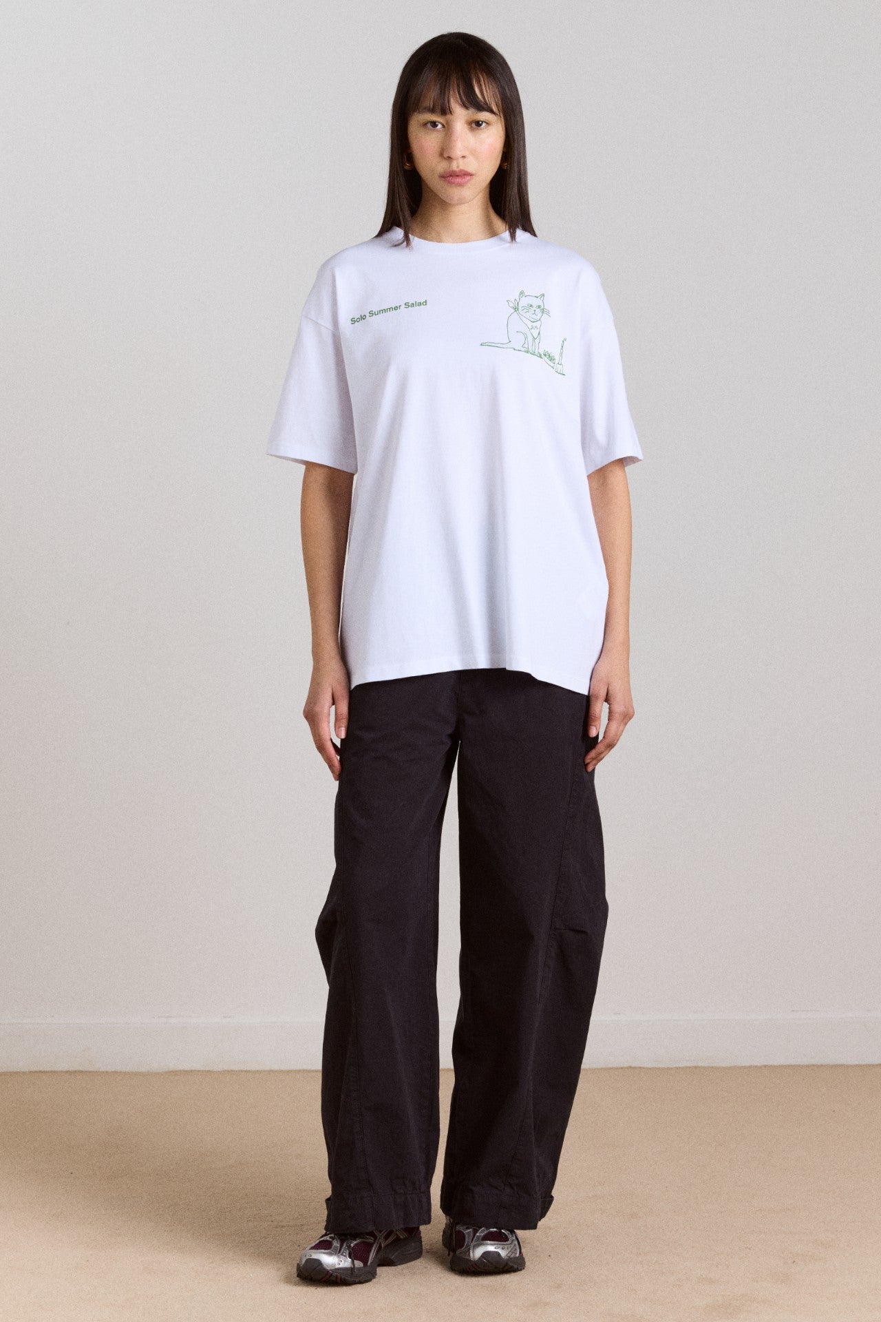 Damson Madder solo salad graphic tee - white