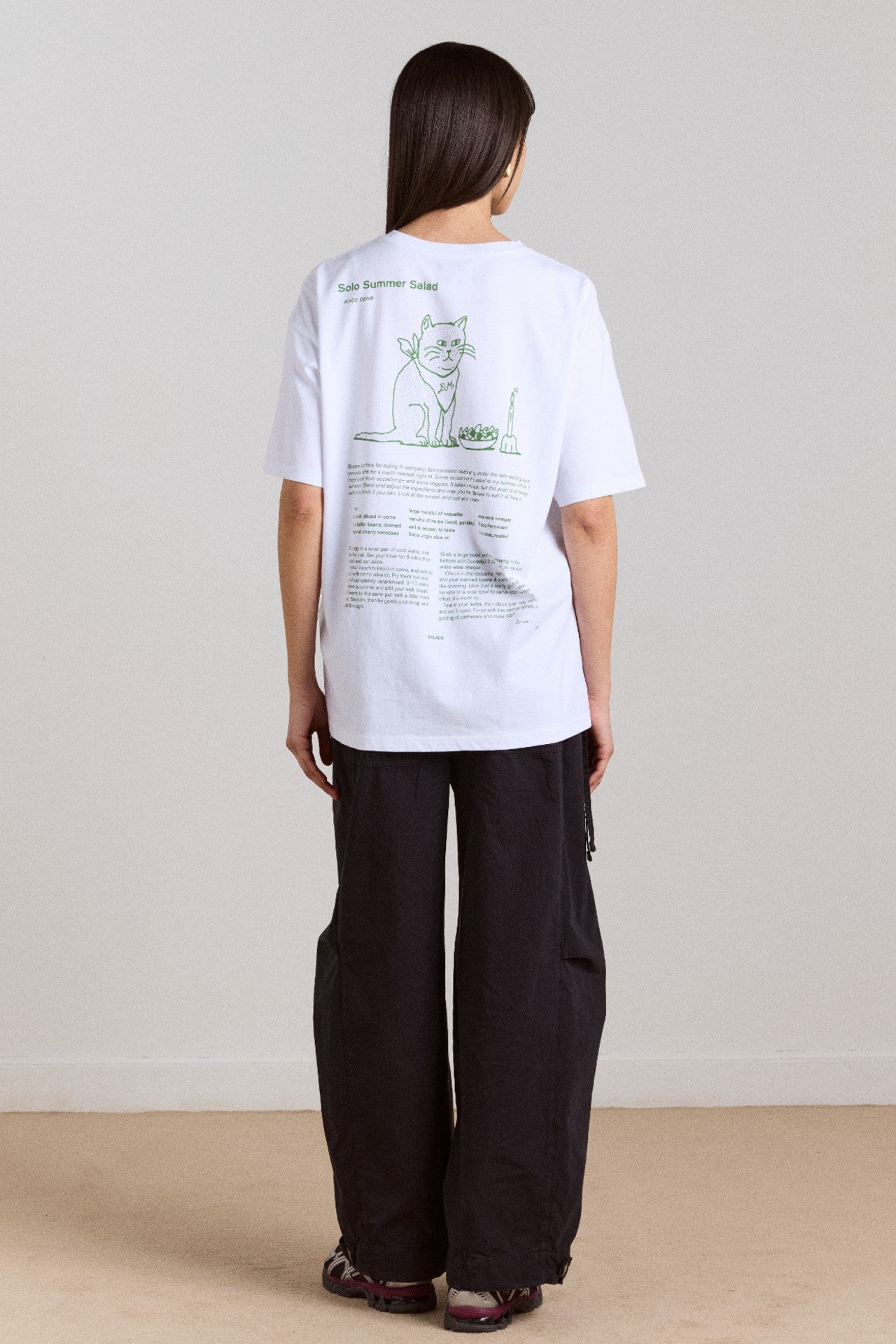 Damson Madder solo salad graphic tee - white