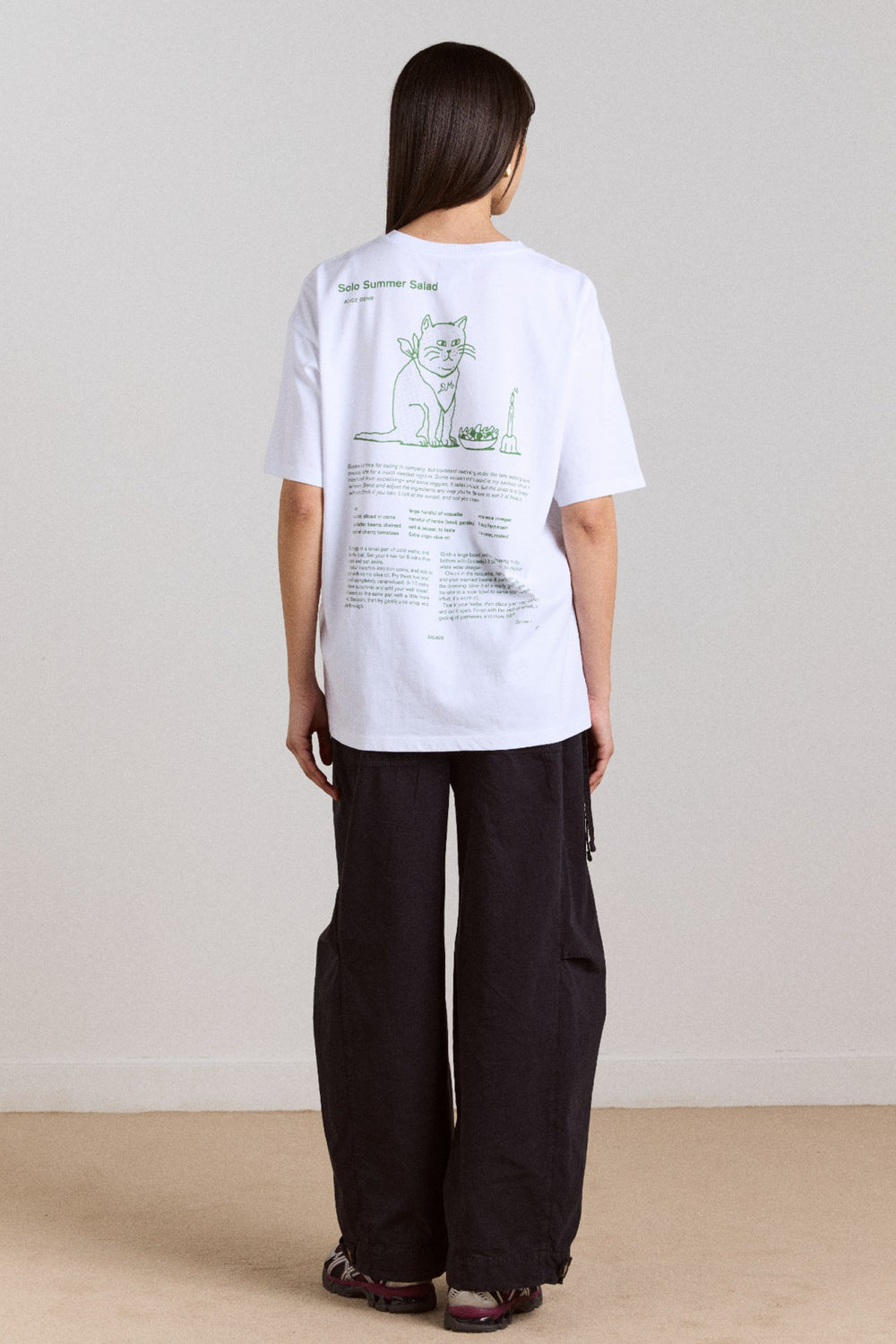 Damson Madder solo salad graphic tee - white