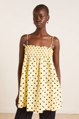 Damson Madder lilo mini dress- butter spot