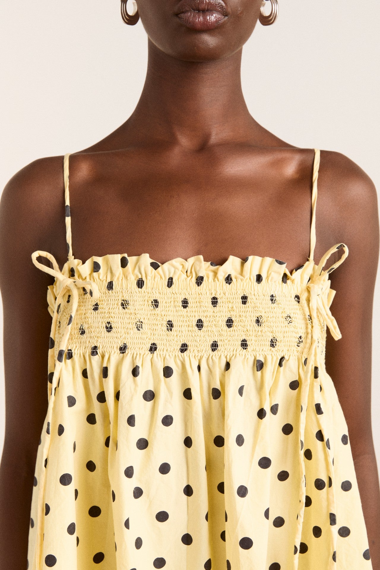 Damson Madder lilo mini dress- butter spot