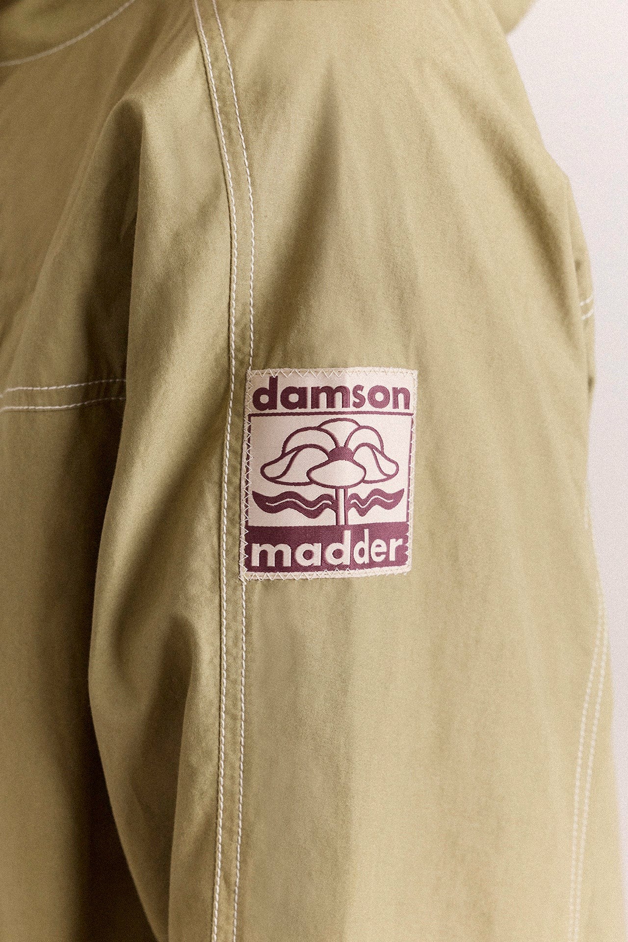 Damson Madder pre-order blake hooded jacket - sage