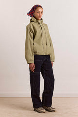Damson Madder pre-order blake hooded jacket - sage