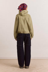 Damson Madder pre-order blake hooded jacket - sage