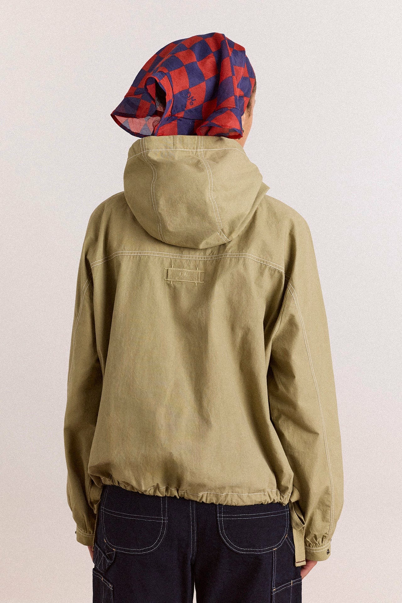 Damson Madder pre-order blake hooded jacket - sage